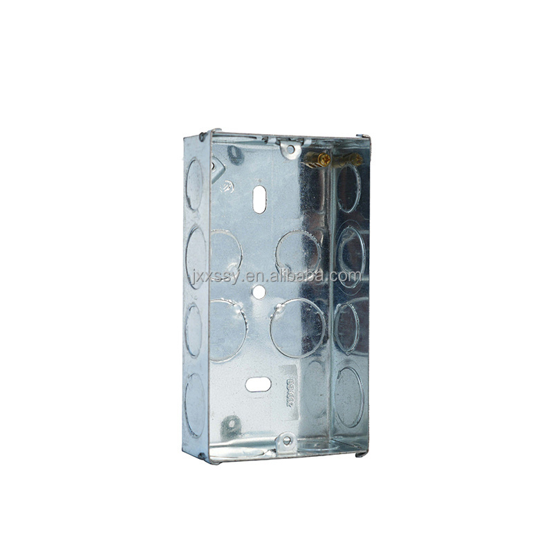 hot selling 3x6 inches galvanized electrical steel modular switch box