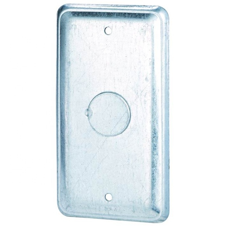 16.mm 4*2 Handy utility blank Electrical metal switch box cover plate project box cover