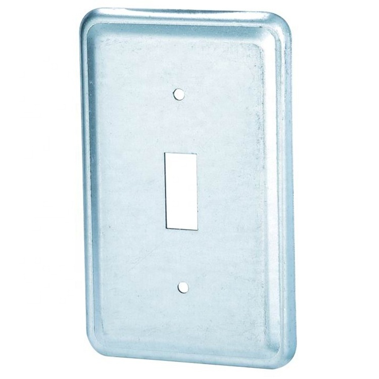 16.mm 4*2 Handy utility blank Electrical metal switch box cover plate project box cover