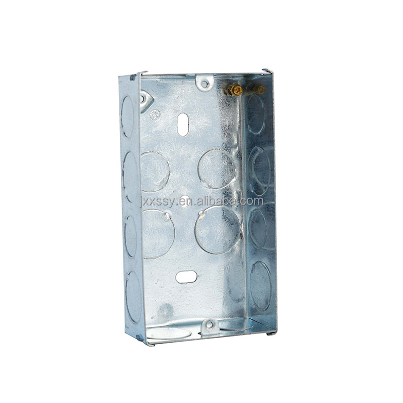 hot selling 3x6 inches galvanized electrical steel modular switch box