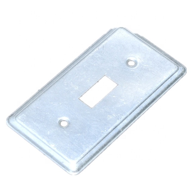 16.mm 4*2 Handy utility blank Electrical metal switch box cover plate project box cover