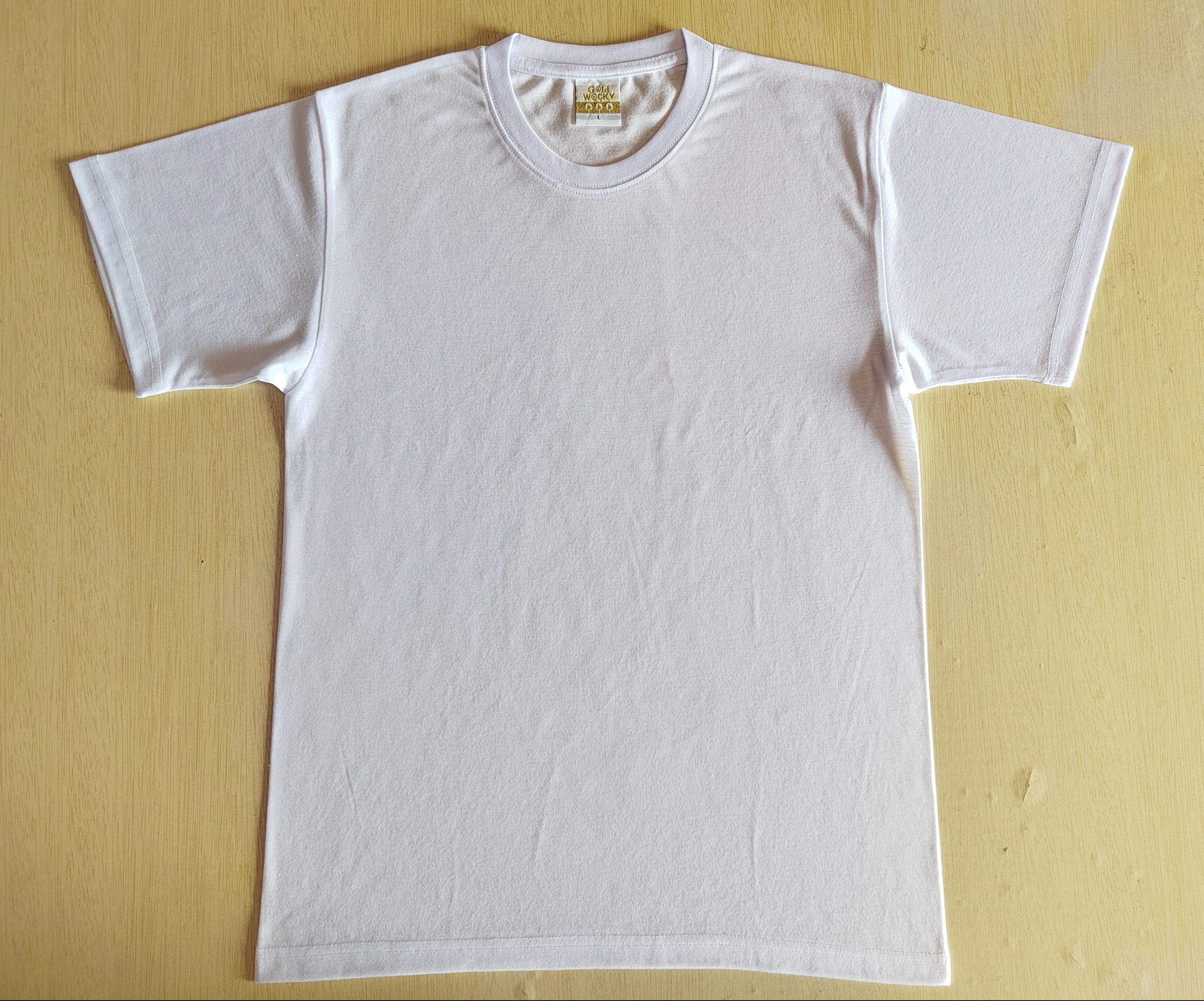 Bulk Wholesale T Shirts $1 Men Election T-shirt 100% Polyester White T shirt Promotional Advertising Plain White T-shirt