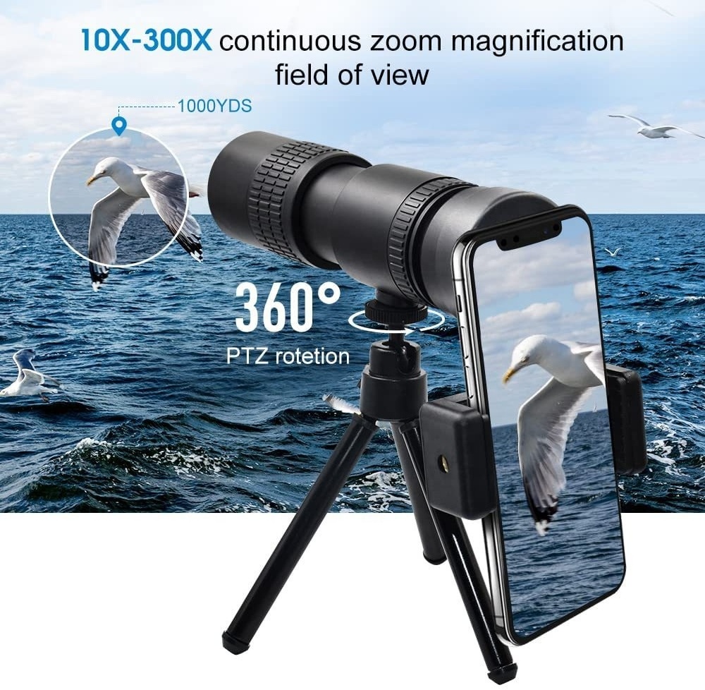 High Hd Binoculars Telescope Outdoor High Times Waterproof Portable Professional Optical Hunting Minocular Telescope