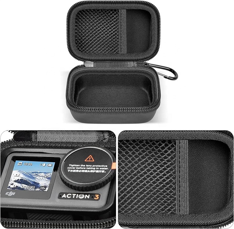 Hard Case for DJI Osmo Action 3 Standard Combo - 4K Action Camera. Protective Travel Carrying Storage Bag for DJI Osmo Cameras