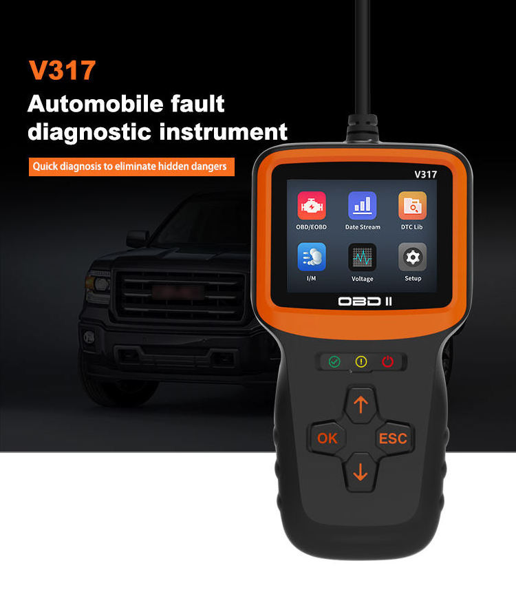 OBDII OBD2 Handheld Read Code Auto Scanner OBDII Car Diagnostic Tool V317 Engine Analyzer