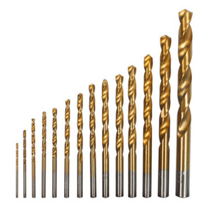 Straight shank twist drill cross border high speed steel coated titanium 99pc plastic box drill 1.5-10mm Hole tool set