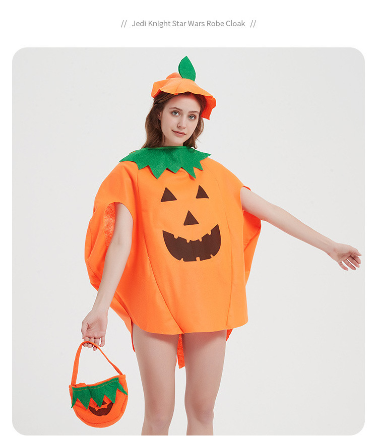 2024 Best hot sell item Wholesale Price Children Party Pumpkin Jumpsuit Cosplay Suit Halloween Costume