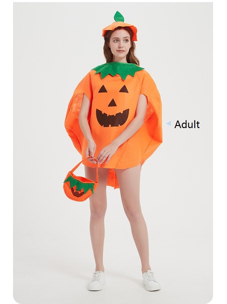 2024 Best hot sell item Wholesale Price Children Party Pumpkin Jumpsuit Cosplay Suit Halloween Costume