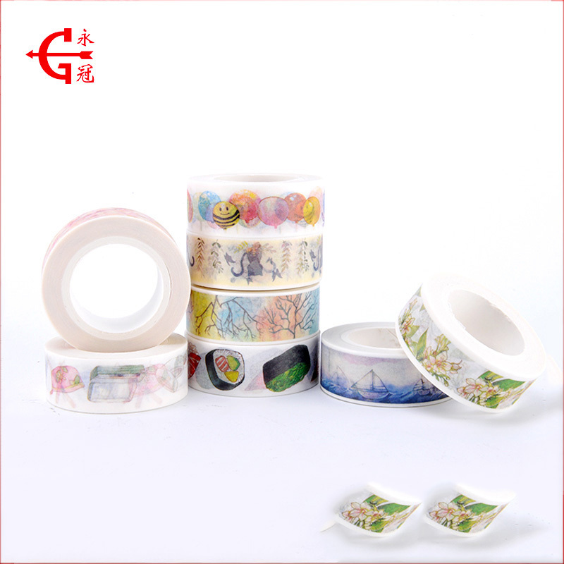 DIY japanese paper decorative adhesive tape cartoon washi tape