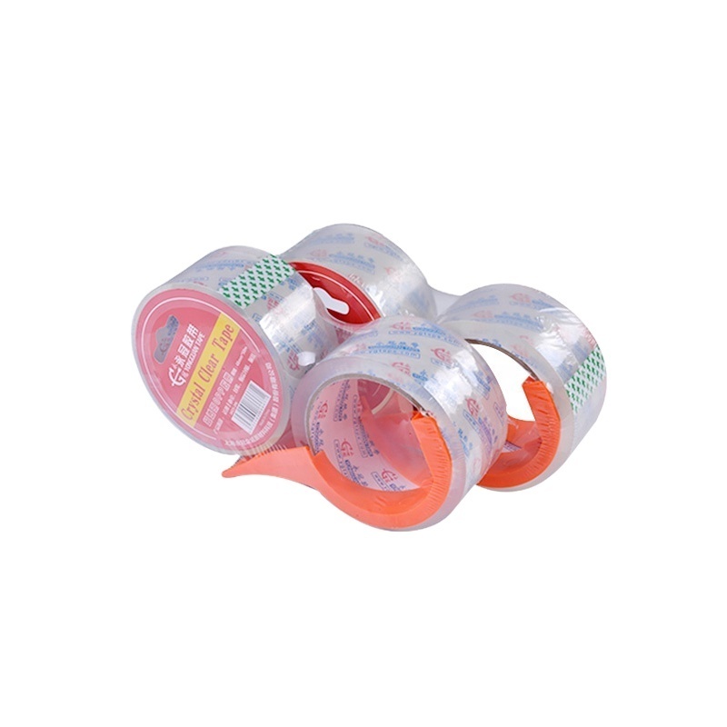 Free Sample Packaging Transparent Crystal Super Clear BOPP Tape Pack