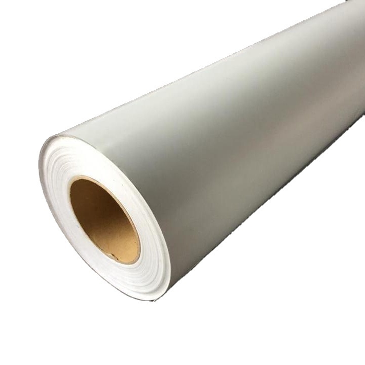 Glossy surface self adhesive vinyl roll for printing