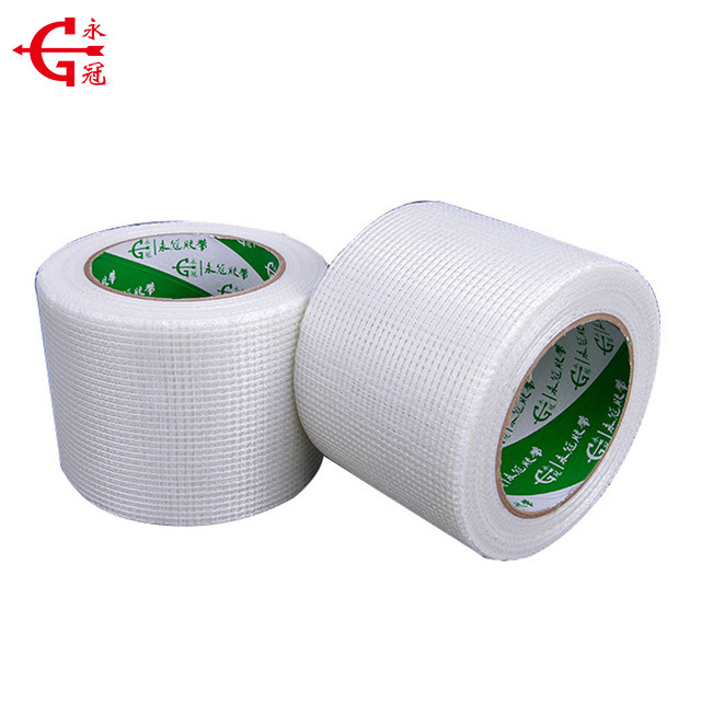 Waterproof material self adhesive fiberglass wire wall mesh tape