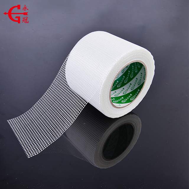 Waterproof material self adhesive fiberglass wire wall mesh tape