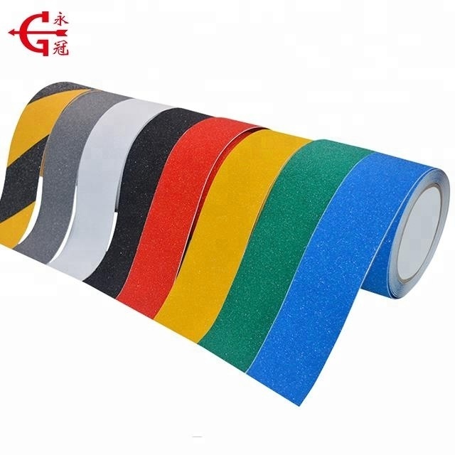 YG Black Yellow Strong Sticky Self adhesive Anti Slip Tape  Safety Walk 50mm Roll