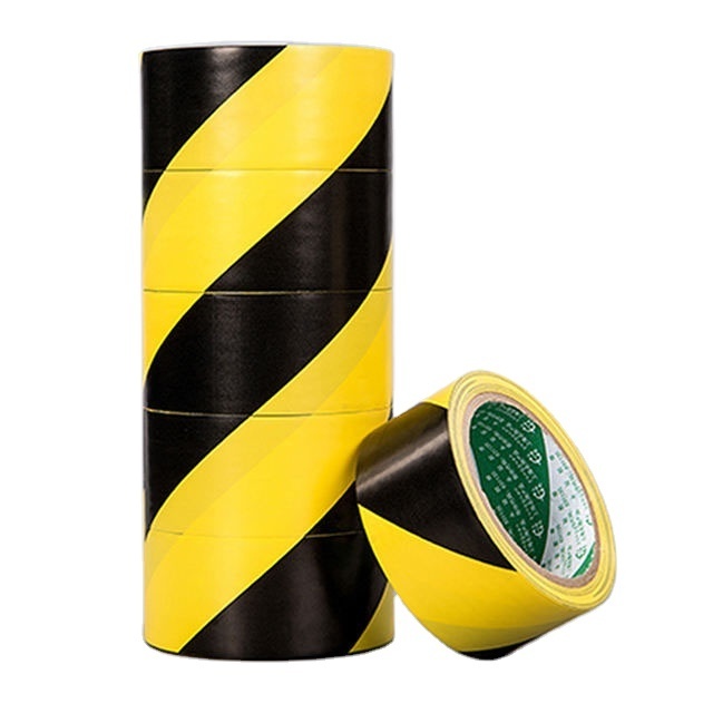 Cheap Red White or Yellow Black Tape Caution PVC Floor Marking Warning Tape