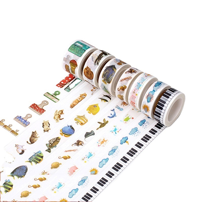 DIY japanese paper decorative adhesive tape cartoon washi tape