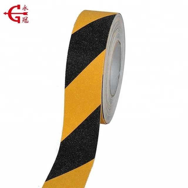 YG Black Yellow Strong Sticky Self adhesive Anti Slip Tape  Safety Walk 50mm Roll