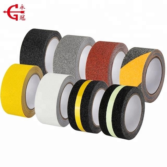 YG Black Yellow Strong Sticky Self adhesive Anti Slip Tape  Safety Walk 50mm Roll