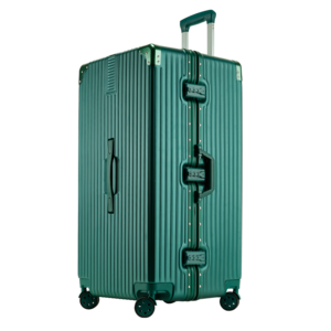 Hardshell Luggage Classic Vintage suitcase  Aluminium Oversized Luggage Custom Size 34 inch Luggage Luxury suitcase