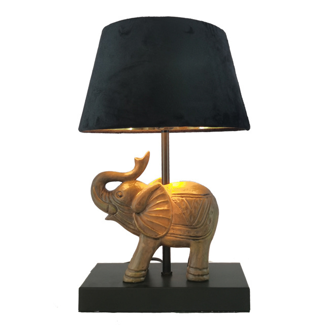 Resin Elephant Table Lamp Animal Desk Lamp Animal Lighting Bed Room Lighting