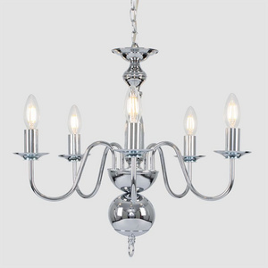 Europe Gothic  Chrome 5 Way Ceiling Light  Ceiling Lamp Without Bulb