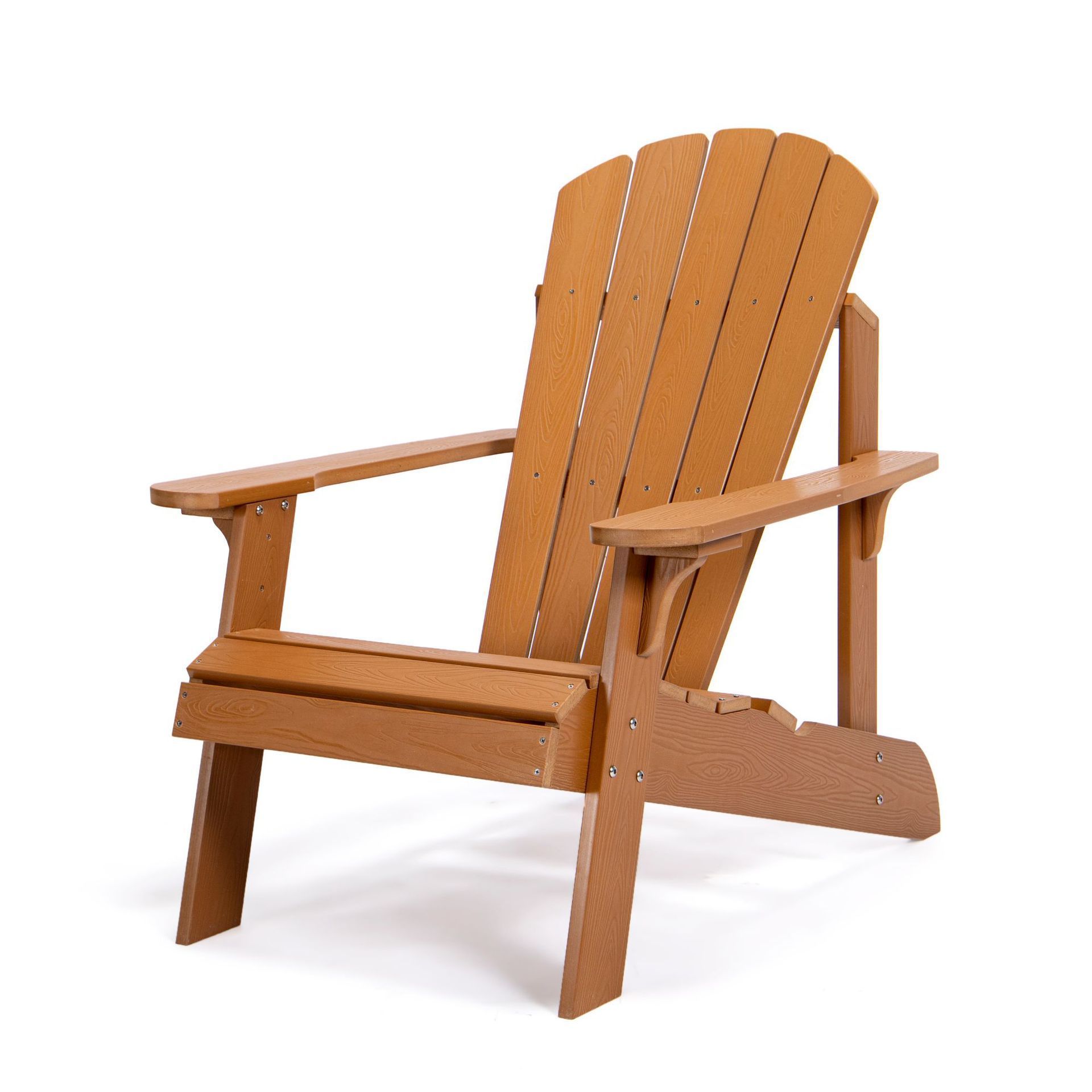 Outdoor leisure chair, beach fixed Adirondack chair, HIPS plastic wood strip frog chair manufacturer wholesale