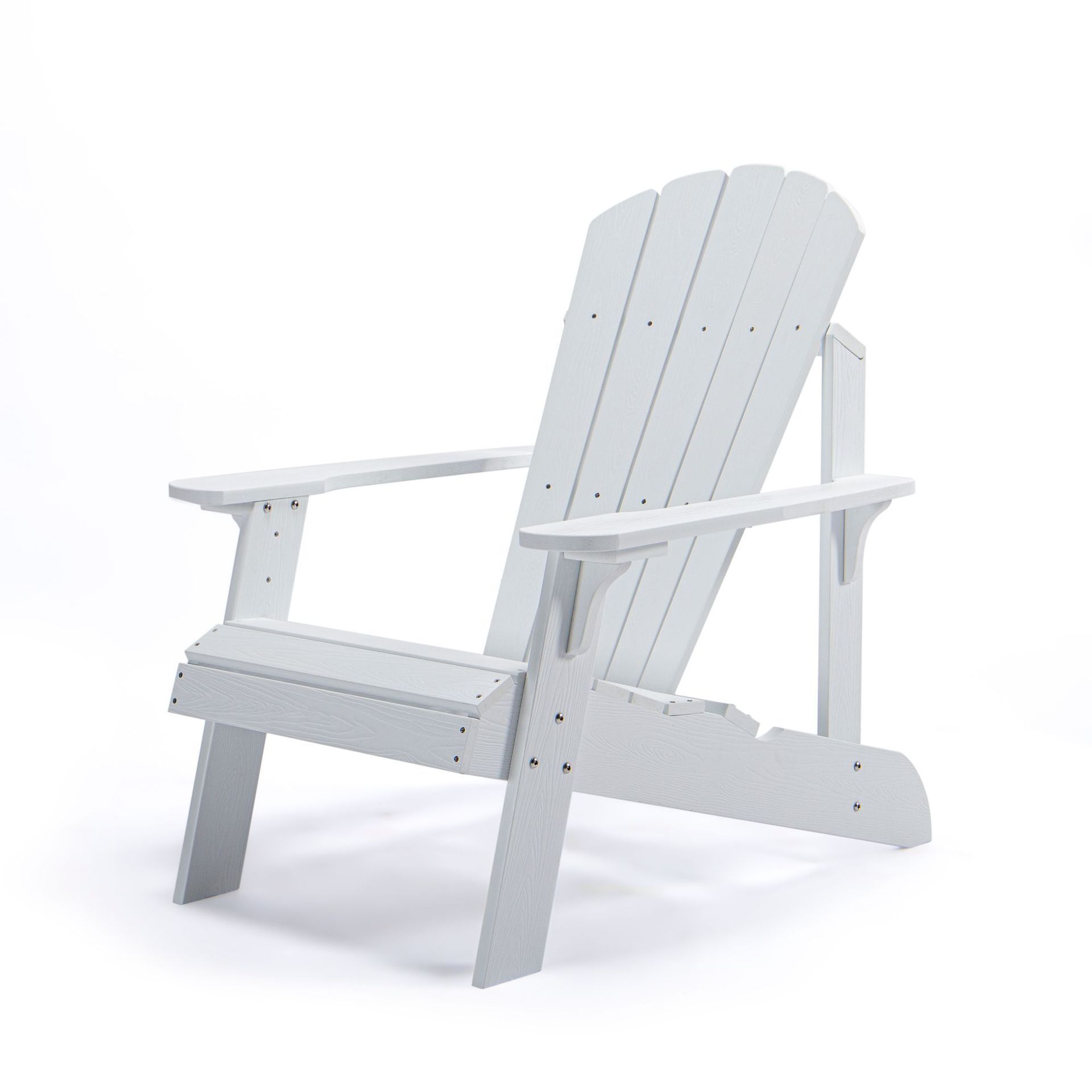 Outdoor leisure chair, beach fixed Adirondack chair, HIPS plastic wood strip frog chair manufacturer wholesale