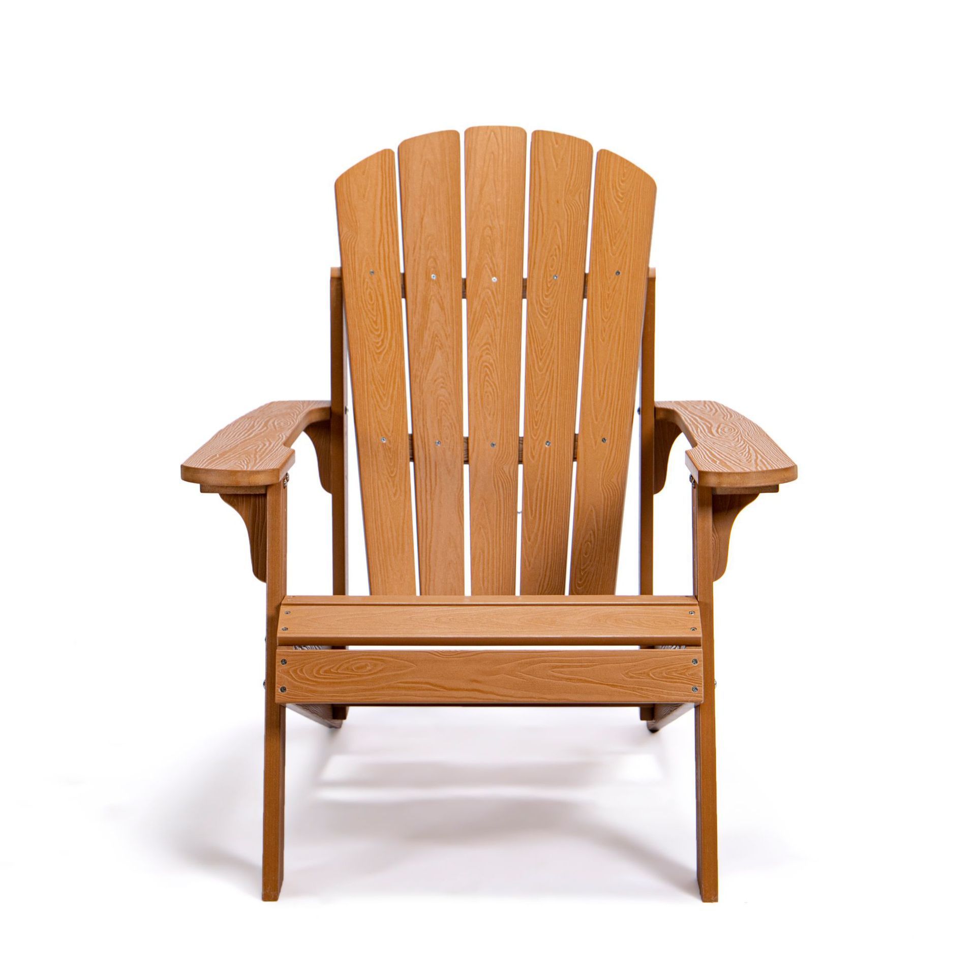 Outdoor leisure chair, beach fixed Adirondack chair, HIPS plastic wood strip frog chair manufacturer wholesale