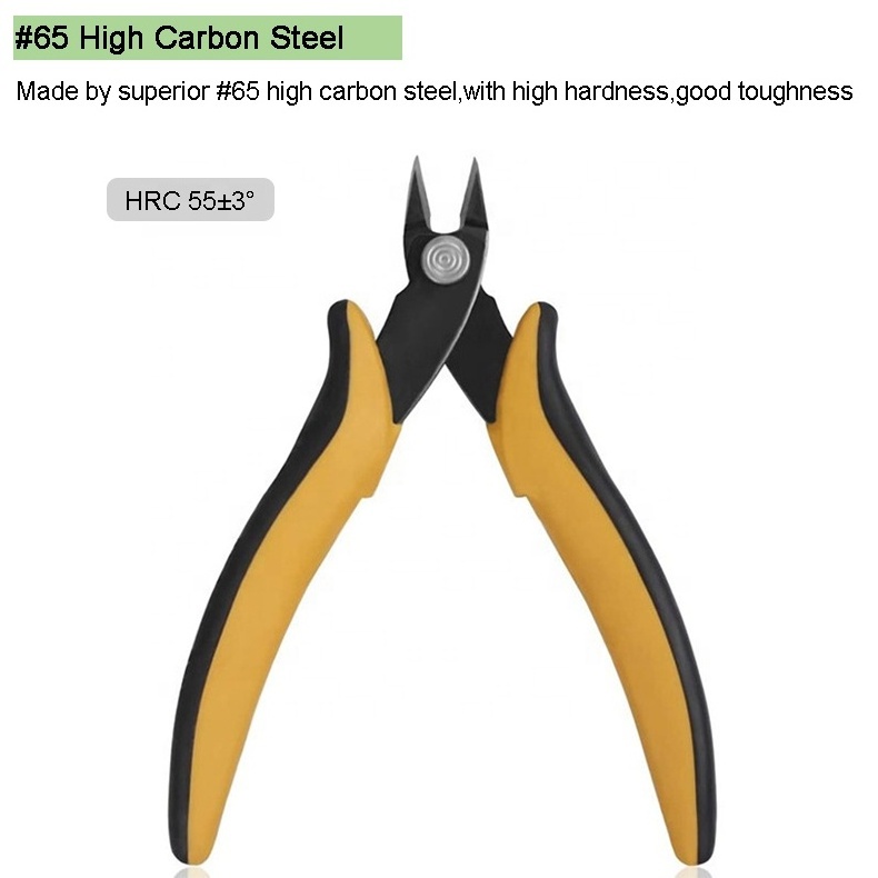 YTH TR-25  TPE handle Cable Ties Cutters Side Snips Flush Pliers Micro Diagonal Wire Cutter cable cutter