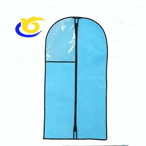 Nonwoven PVC  fabric garment cover  suit cover with zipper