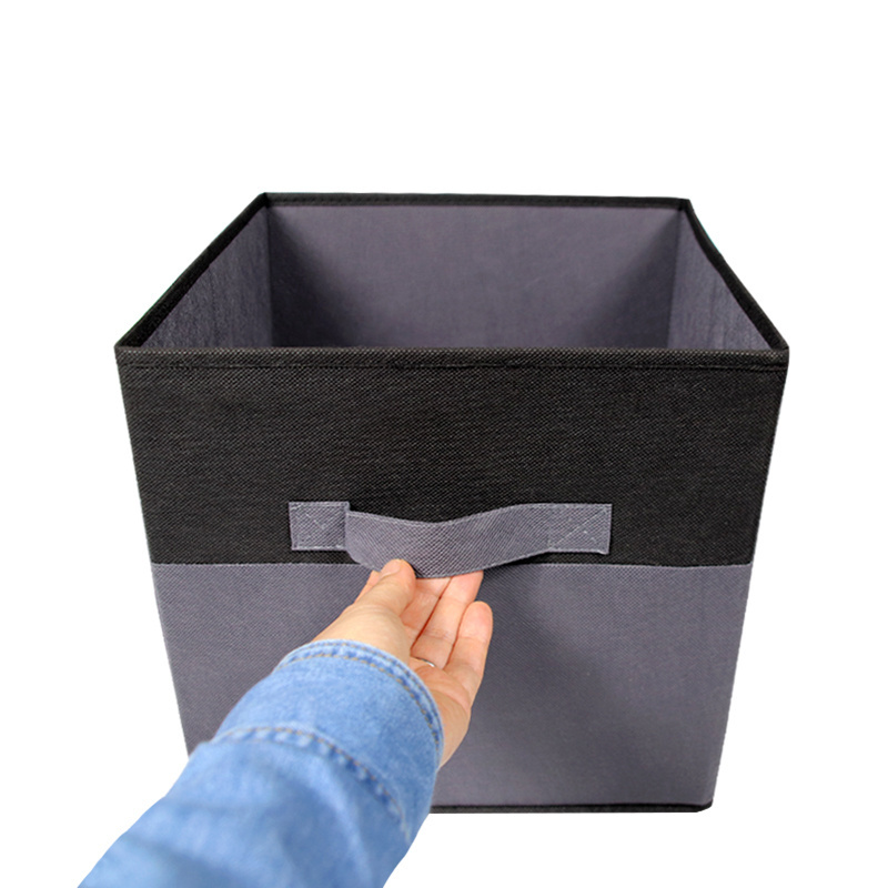 New Design Collapsible Cube Non Woven Fabric Storage Box Clothes Storage Bag High Quality Wholesale Custom Clothing Organizer