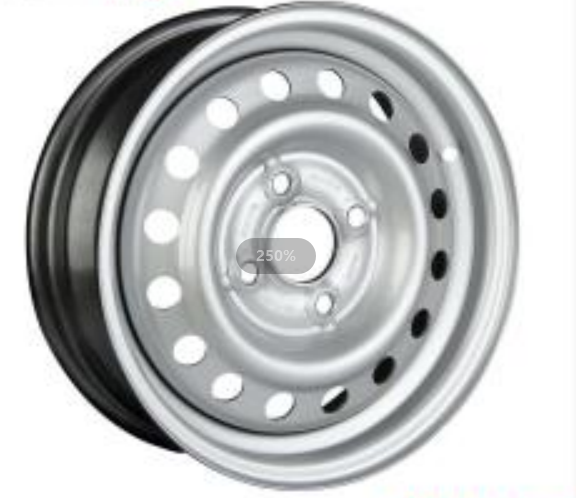 Factory Direct Price 10 Inch rim Chromed Steel Wheel Rim For Sale