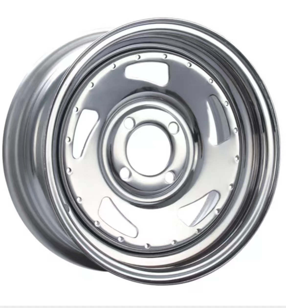 Factory Direct Price 10 Inch rim Chromed Steel Wheel Rim For Sale