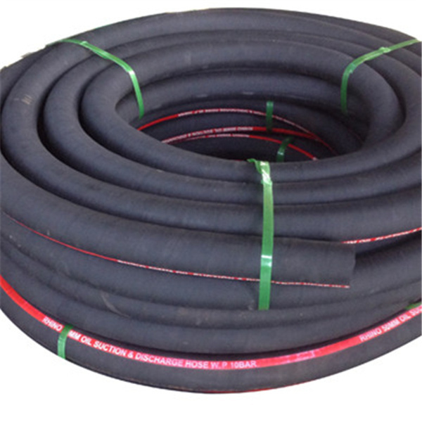 High quality fuel oil gas and diesel  suction and discharge rubber pipe hose with cooper wire reinforcement Anti static