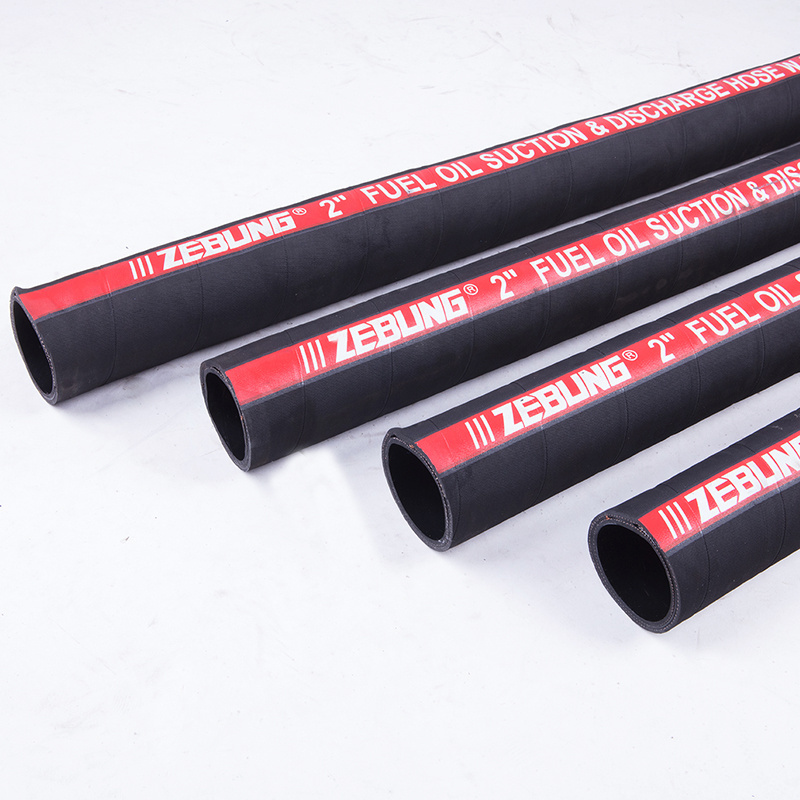 Anti-static  high quality fuel oil gasoline and diesel dock oil  suction rubber flex hose with steel wire