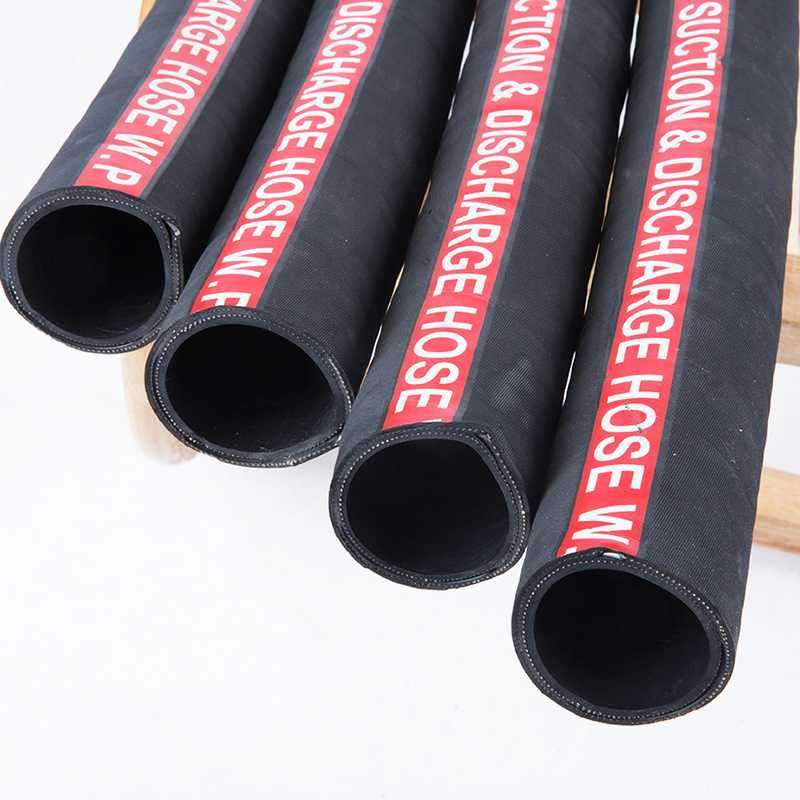 Anti-static  high quality fuel oil gasoline and diesel dock oil  suction rubber flex hose with steel wire