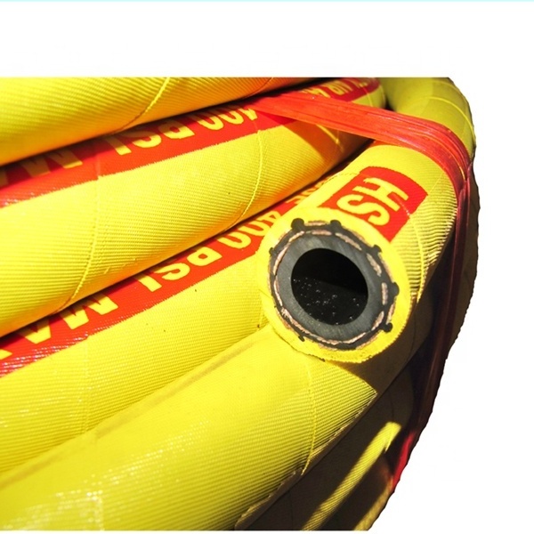 1 inch 50 meter industrial flexible fiber reinforced air water rubber hose pipe 6 inches prices wp 20 bar