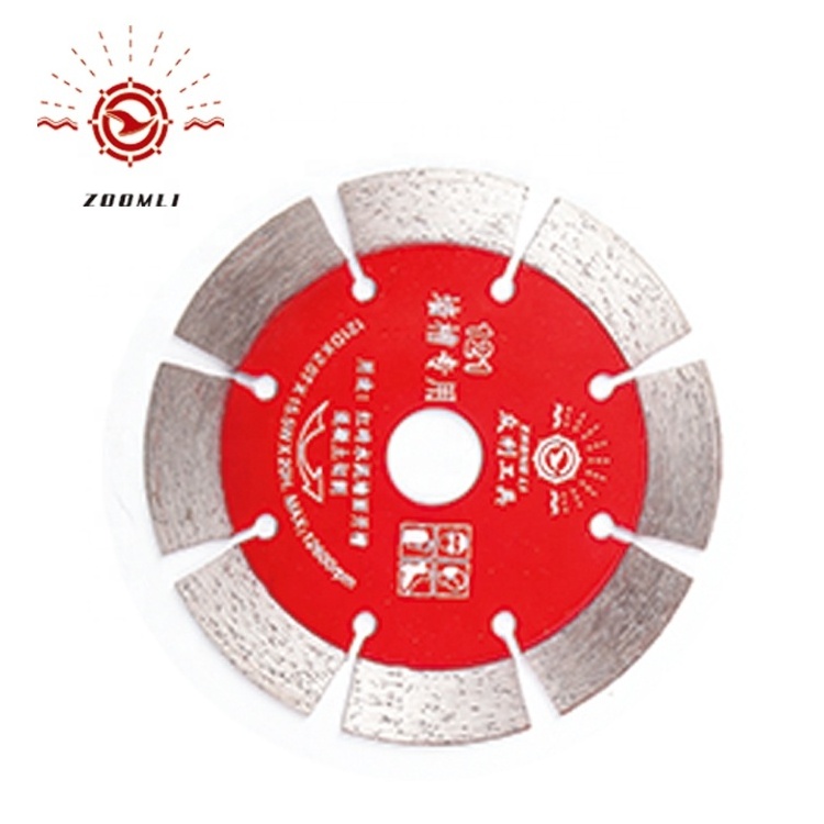 Granite Tiles Diamond Saw Blade Hot Pressing 8 Segment Ceramic Diamond Powder Fast Cutting, Durable Life Zoomli-024 Multicolour