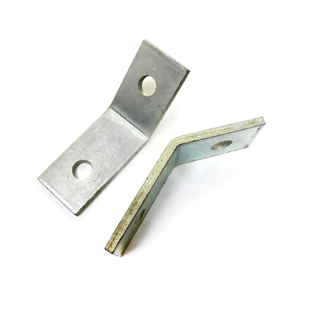 Three Hole 90 Degree Stainless Steel Corner Bracket For C Channel Connecting