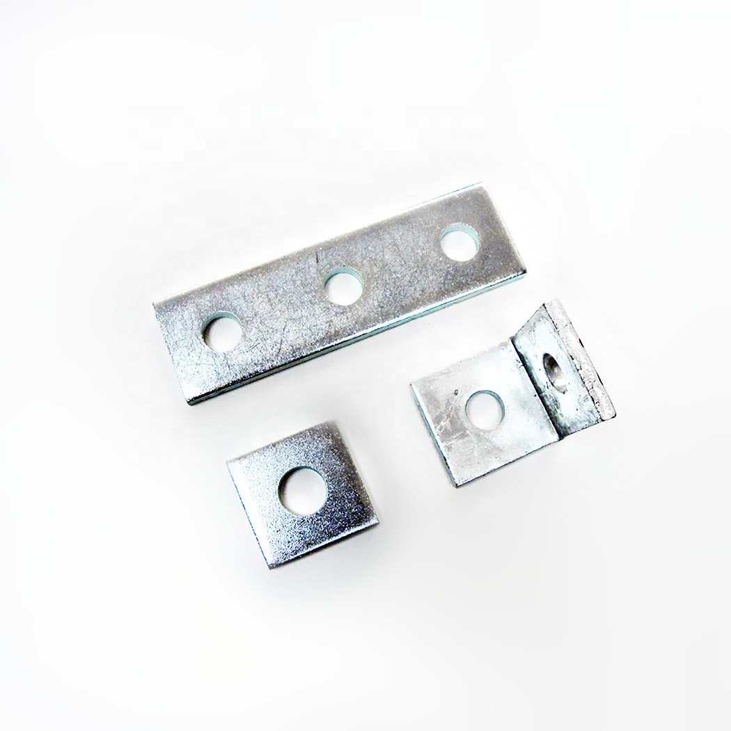 Three Hole 90 Degree Stainless Steel Corner Bracket For C Channel Connecting