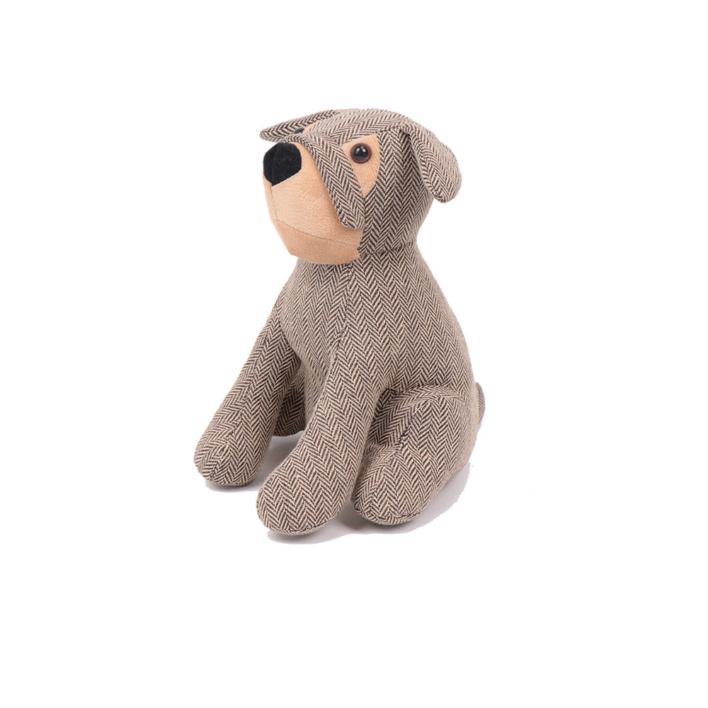 Stuffed animal dog door stopper sand filled door stop for all room doors