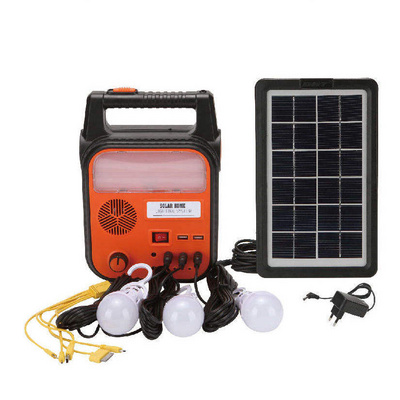 Customizable mini solar lighting system kit with Bluetooth host renewable energy portable solar Led light kit