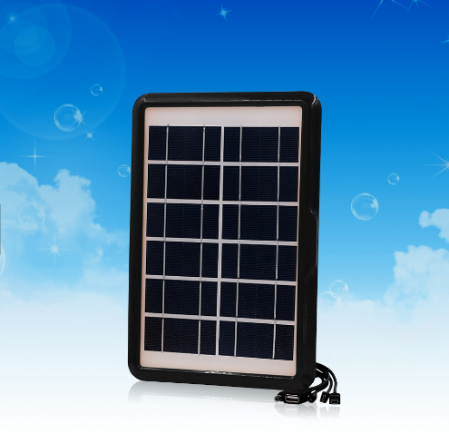 Factory direct sales mini solar panel with charging data cable small solar panel charger