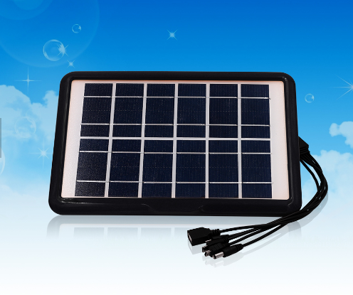 Factory direct sales mini solar panel with charging data cable small solar panel charger