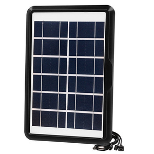 Factory direct sales mini solar panel with charging data cable small solar panel charger