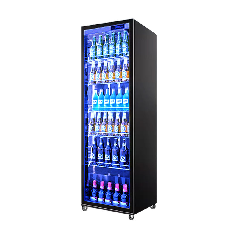 Supermarket Refrigerator Showcase Display Cooler Cold Drink Fruit Fridge Vegetable Refrigerator Freezer Glass Door Refrigerator