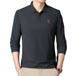 Custom Color Men's Polo T-Shirt 100% Cotton With Contrast Collar Trim Durable And Comfortable Knit