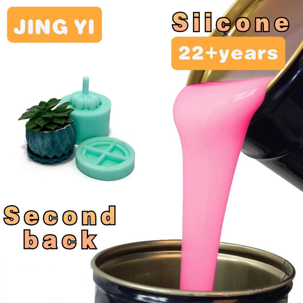 Hot sale liquid silicone for DIY Concrete Molds Flower Pots Cement mold Small Resin Molds Factory sales RTV 2 Silicone Rubber