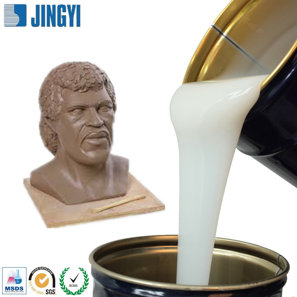 Free sample Molding Silicone Liquid silicone for polystone statue mold Excellent elongation RTV 2 platinum silicone rubber