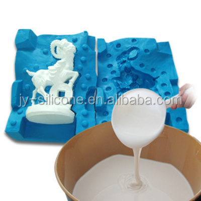 Free sample Molding Silicone Liquid silicone for polystone statue mold Excellent elongation RTV 2 platinum silicone rubber